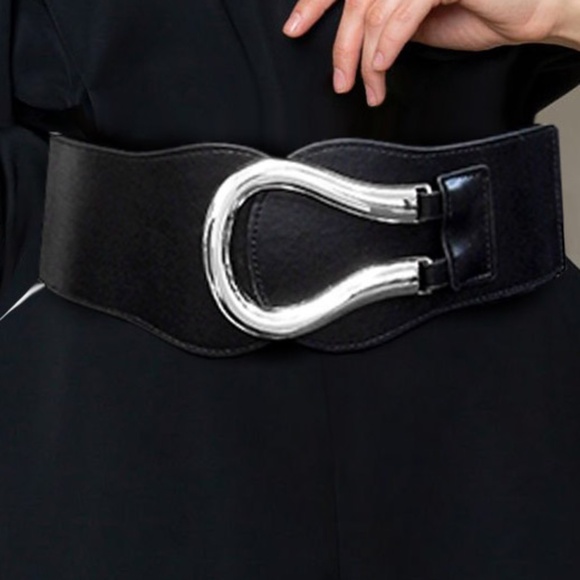 Silver and Black - 36" Bling Belt new - Picture 1 of 2